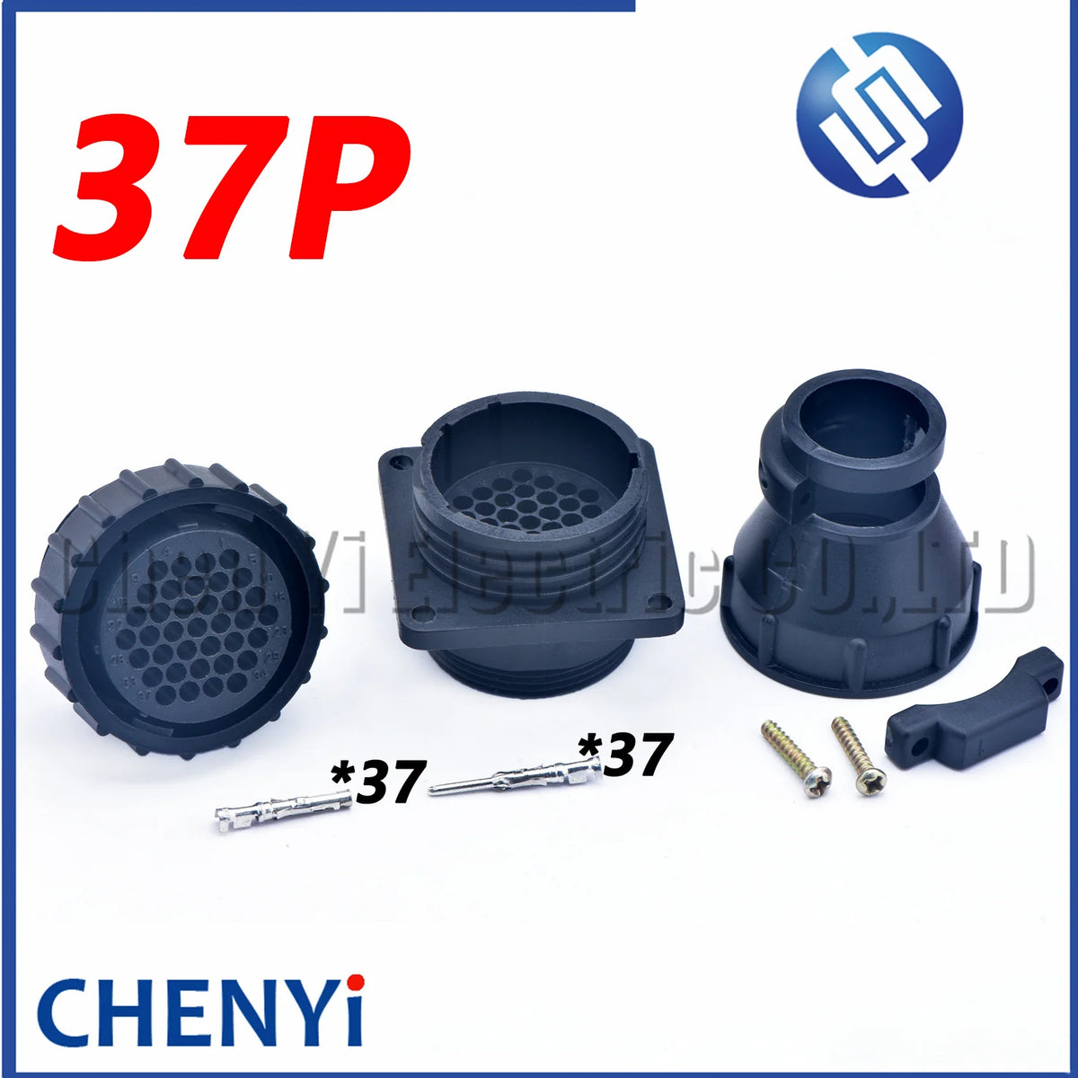 37 Pin Automobile diagnostic Connector CPC Series SMT aviation Plug With Pins 206151-1 206150-1 182930-1 206151-2 206138-8