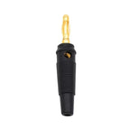 2/5PCS 4mm Gold Plated Banana Plug Speaker Cable Wire Connector Pin Socket Multi-Color for Audio DIY
