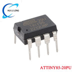 2-10 pcs ATtiny85-20PU DIP-8 ATTINY85 DIP8 85-20PU ATTINY85-20 20U TINY85 DIP 8-bit AVR Microcontroller Chip IC New Original