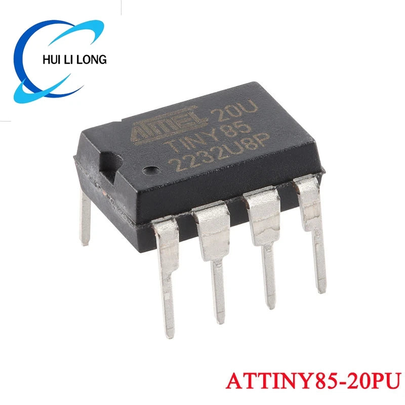 2-10 pcs ATtiny85-20PU DIP-8 ATTINY85 DIP8 85-20PU ATTINY85-20 20U TINY85 DIP 8-bit AVR Microcontroller Chip IC New Original