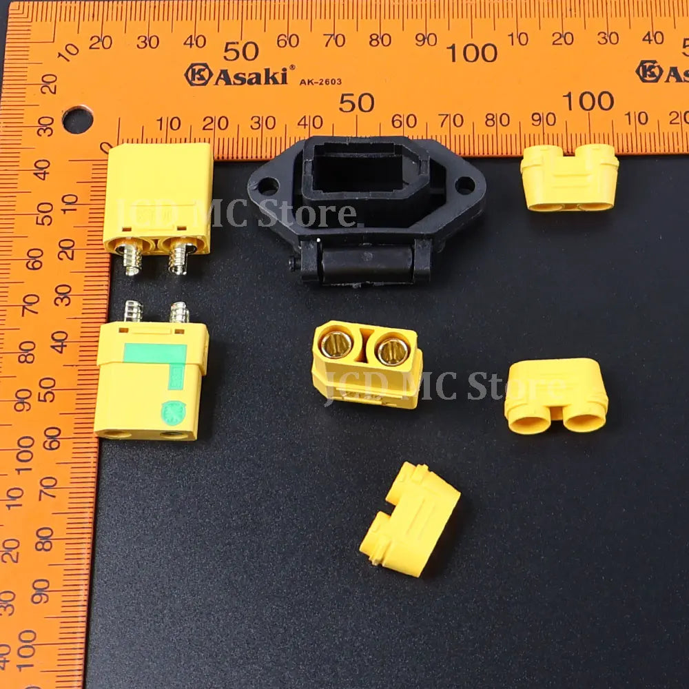 XT90S Anti-fire Electric Vehicle Lithium Battery Modification Interface QS8-S Power Charging Plug XT90 Male Female Diamond Shell