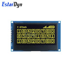 SSD1309 2.42 inch OLED Display 128x64 HD SPI/I2C Interface 7Pin for UNO R3, 3.3V/5V