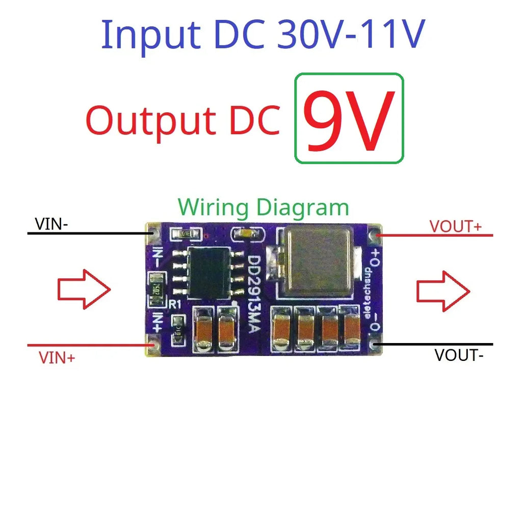 DC 5-30V to 3V 3.3V 4.2V 5V 6V 7.5V 9V 12V Power Supply 36W Synchronous DC-DC Buck Converter Module for 3D Printer Motor LED