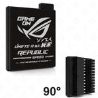 Motherboard 24PIN Custom Image Converter Lighting Power Supply 24P To 90/180 Degree MOBO Adapter Connector Steering Head MOD
