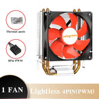 CPU Air Cooler X79 X99 3Pin PWM 4Pin Quiet Processor Cooling Fan For Intel LGA 1151 1155 1200 1700 2011 AMD AM3 AM4 PC Radiator