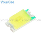 100pcs 0603 0402 SMD LED Orange Red Yellow Green White Blue Purple Pink Light Emitting Diode Clear Diodes