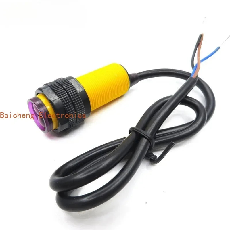 Smart Car Robot E18-D80NK Infrared Obstacle Avoidance Photoelectric Sensor Proximity Switch 3-80cm Detection Range Adjustable