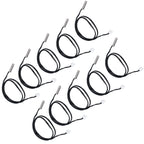 10Pcs Temperature Sensor Probe NTC Thermistor Temp Transducer 5x25mm Cylindrical Head 500mm10K B3435