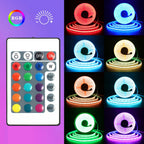 5V RGB COB LED Strip 576LEDs/m Bluetooh App IR Remote Control USB RGB LED Strip Flexible Tape for TV Backlight Room Decoration