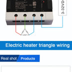 LCTC 3-Phase  SSR10A 25A 40A 60A 80A 100A 120A DC to AC AC to AC DC to DC Solid State Relay Zero-crossing Relay 3-32VDC