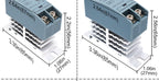 SSR Solid State Relay DIN Rail Relay With Heatsink 10A 25A 40A 60A 80A 100A 120A DC - AC DC - DC AC - AC Single Phase Control