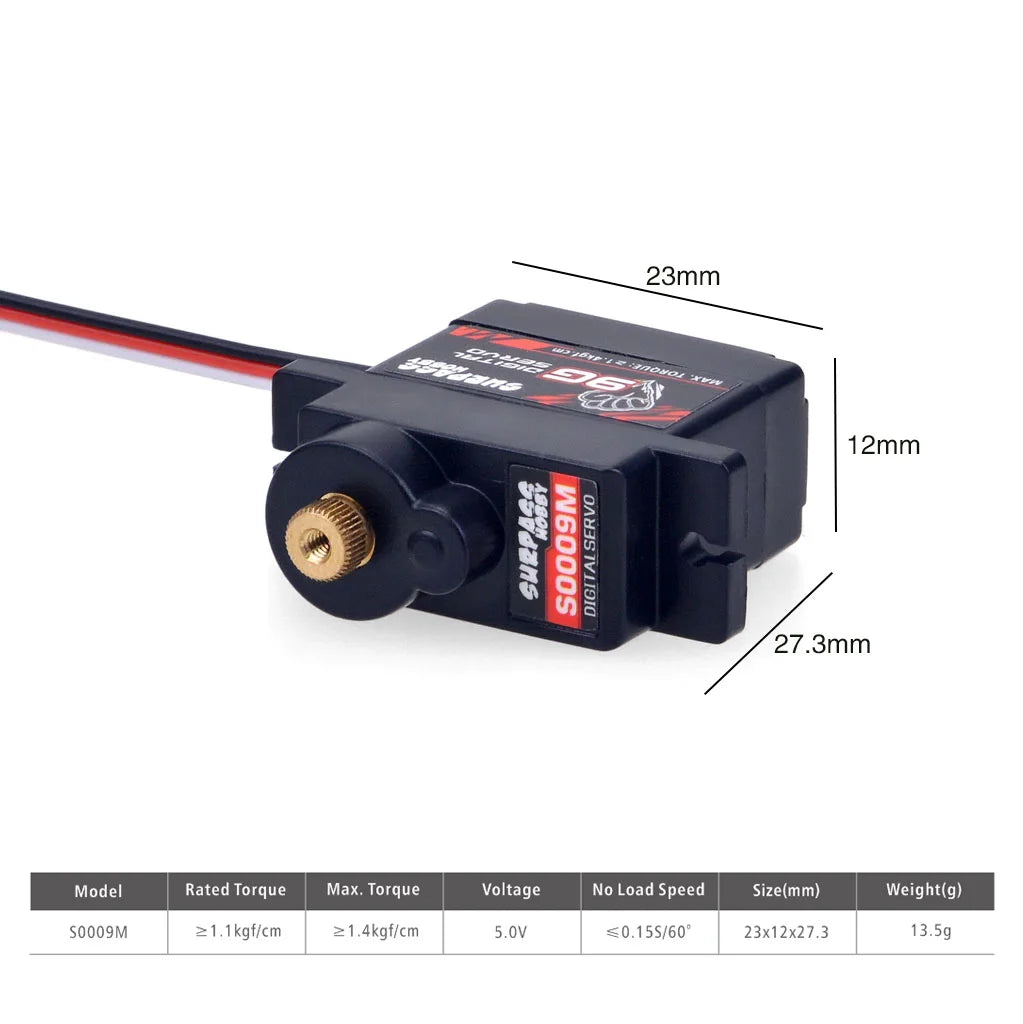 SURPASS HOBBY 9G 17G 25G 6KG 9KG 15KG 20KG Metal Gear Digital Motor RC Servo for Car Plane Robot Boat Model Wltoys Axial SCX24