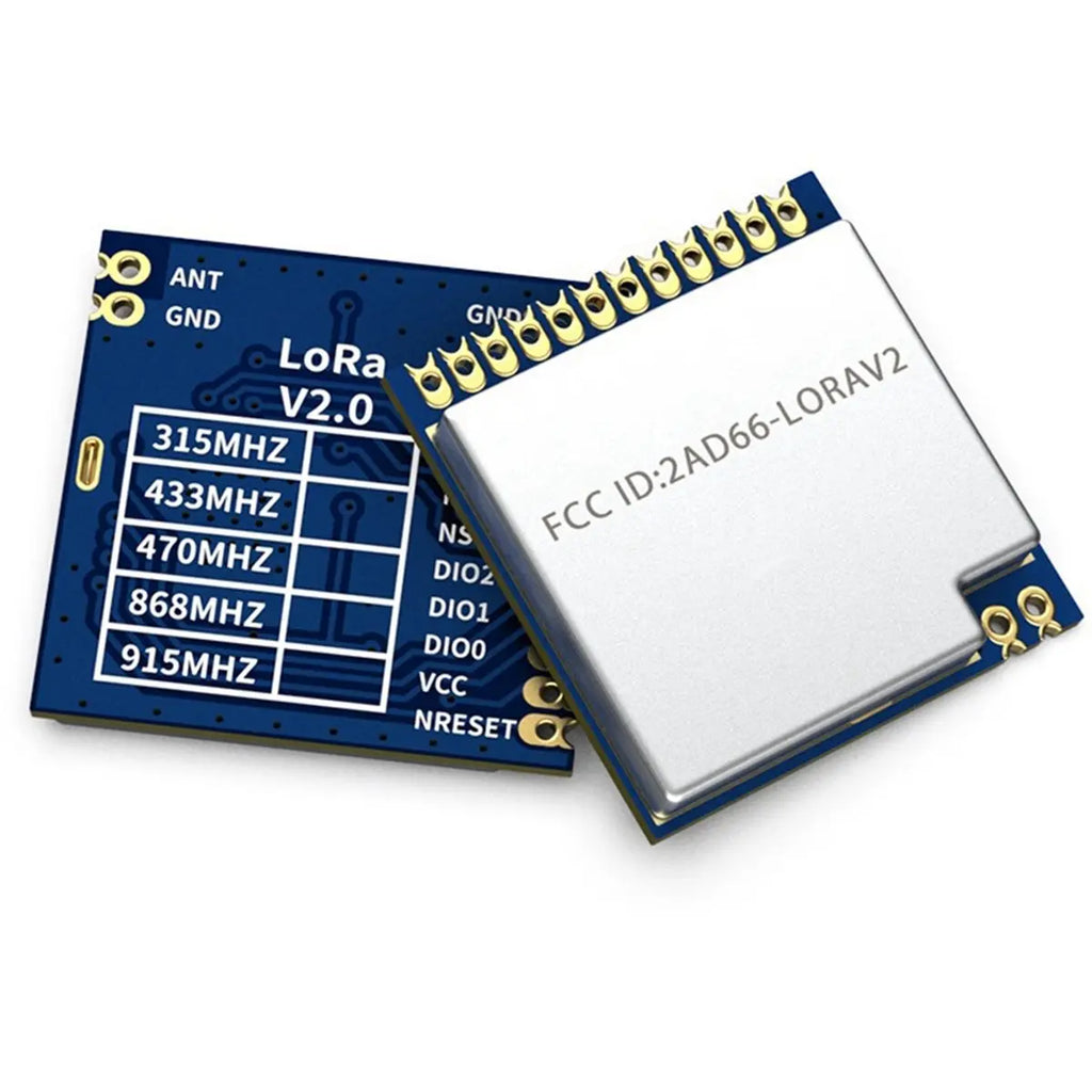 Hot Selling-2PCS LORA1276 100Mw SX1276 Module 4KM High Sensitivity Front End Lora Module SPI Interface 4KM Range 868Mhz,2PCS