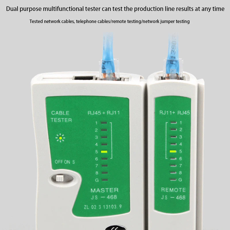 RJ45 RJ11 Network Cable Tester Cat5 Cat6 UTP LAN Cable Tester Tool Networking Wire Telephone Cable Line Detector Tracker Tool
