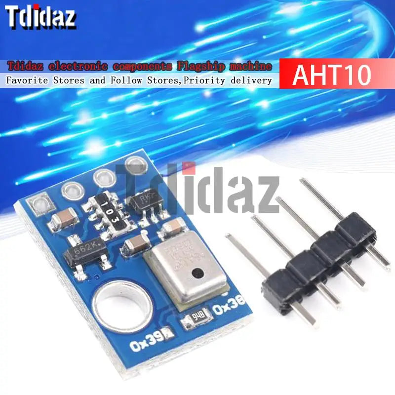AHT10 High Precision Digital Temperature and Humidity Sensor Measurement Module I2C Communication Replace DHT11 SHT20 AM2302