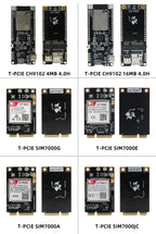 T-PCIE Development Board SIM7000G SIM7000E ESP32 Wireless Module with WIFI Bluetooth Composable Kits