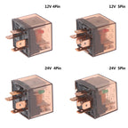 Waterproof Automotive Relay 12/24V 80A 4/5Pin SPDT Car Control Device Car Relays