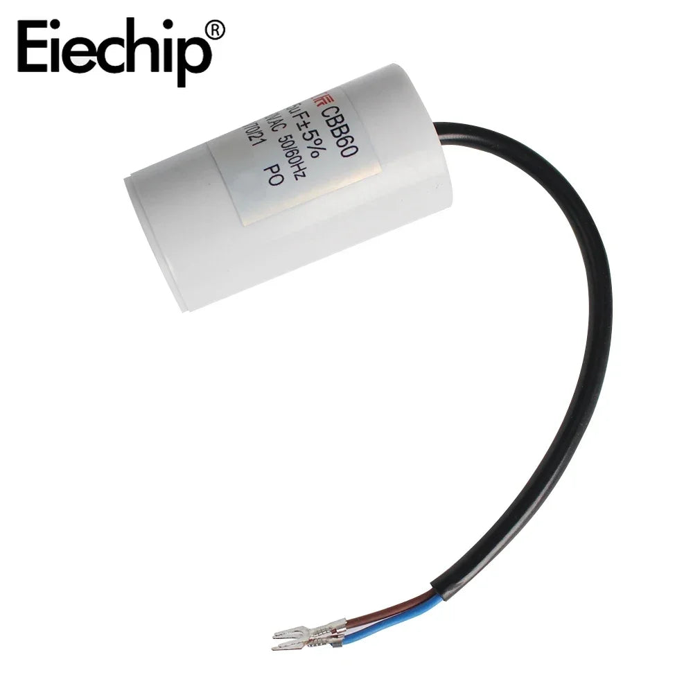 CBB60 450V Motor Run Capacitors AC Starting Capacitor 5% 3/4/5/6/8/10/12/14/15/16/18/20/25/30/40/45/50/60UF for Washing Machine