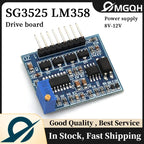 SG3525 LM358 Inverter Driver Board DC12V-24V Mixer Preamp Drive Module High-Frequency Adjustable 1A Inverter Driver Panel
