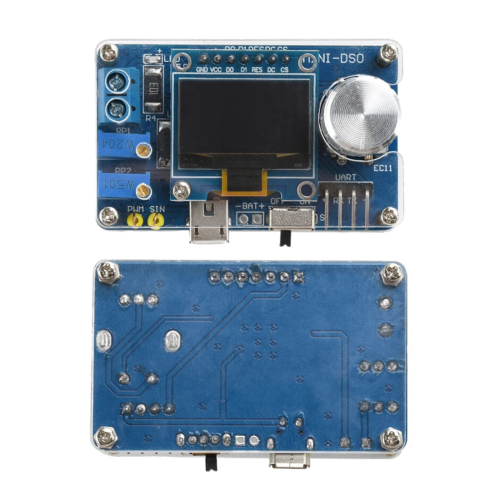 DIY Mini Digital Oscilloscope Kit STC8K8A Microcontroller Electronic Component  Soldering Practice Loose Kit