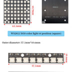 5V 1Bit 3 4Bit 7 8Bit 9 12Bit 16Bit 24Bit 32Bit 64 Bits WS2812 5050 RGB LED Ring Lamp Light + Integrated Drivers For Arduino Diy