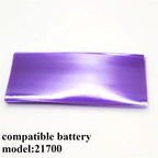 21700 Lithium Battery PVC Heat Shrinkable Film Battery Skin Heat Shrinkable Sleeve 10pcs/bag