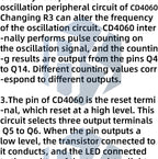 DC4.5-5V CD4060 SMT DIY Music LED Color Light Circuit Soldering Practice Module Bulk Soldering Learning Demo Kit
