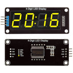 Red/Green/White/Yellow/Blue Colors TM1637 0.56" LED Display Digital Tube Decimal 7 Segment 4 Digit Clock Double Displays Dots