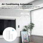 Zigbee Wifi Door Window Entry Sensor Security Burglar Magnetic Alarm Smart Life Compatible with Alexa Google Home Tuya