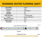 Running Water Flowing LED Strip Light WS2811 24V Horse Race Sequential LED Ribbon With RF Touch Panel Controller 10M 30M 40M Set