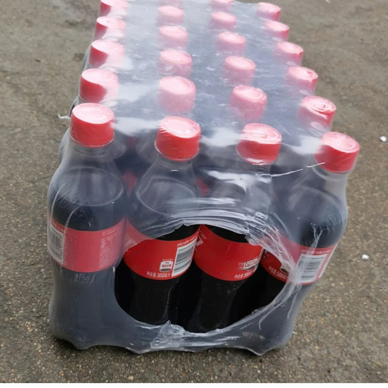 PE Heat Shrink Film Mineral Water Beverage Packaging Film Thickening Tear Resistance Plastic Pack Cylinder Films Shrink Bag Tube