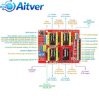 CNC Shield V3 GRBL Controller Kit for Arduino UNO with A4988 DRV8825 TMC2209 V2.0 Stepper Drivers and Limit Switches