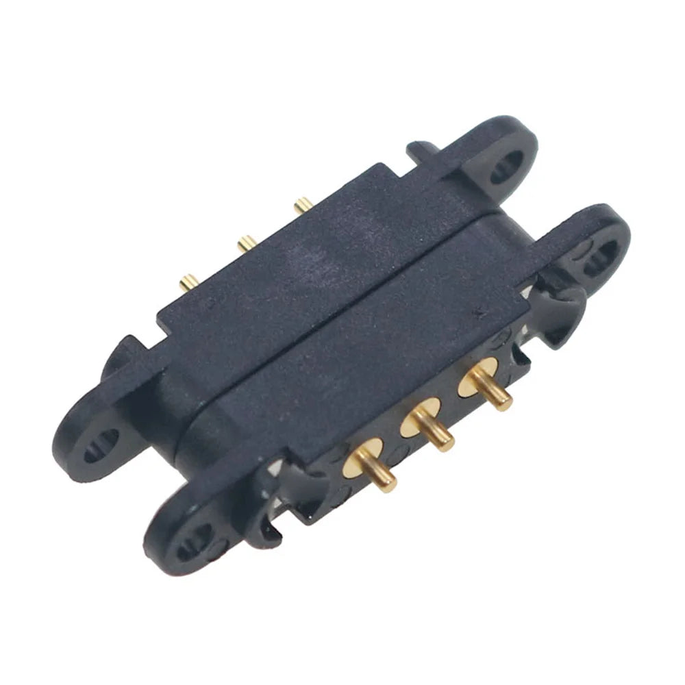 1-10pcs 2A DC Magnetic Pogo Pin Connector 2Pin 3Pin  Pogopin Male Female Spring Loaded DC Power Socket 2P 3P