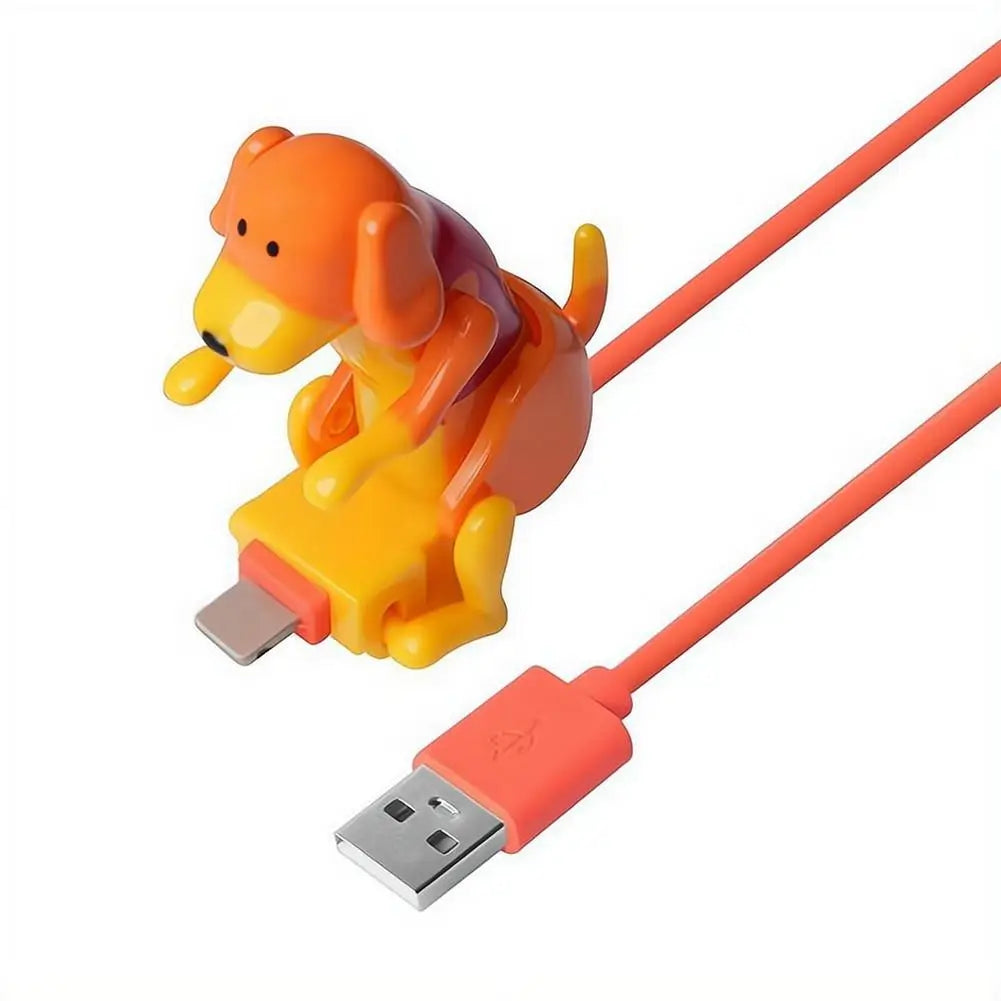 Cute Funny Dog Humping Phone Charging Cable Smartphone To Micro USB Type-C Data For Android Type-C Mobile Phone Charging