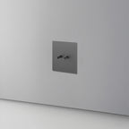 Avoir Wall Toggle Switch Gray Stainless Steel Panel Light Switches 2Way Power Socket Europe Korea French Electrical Outlets Home