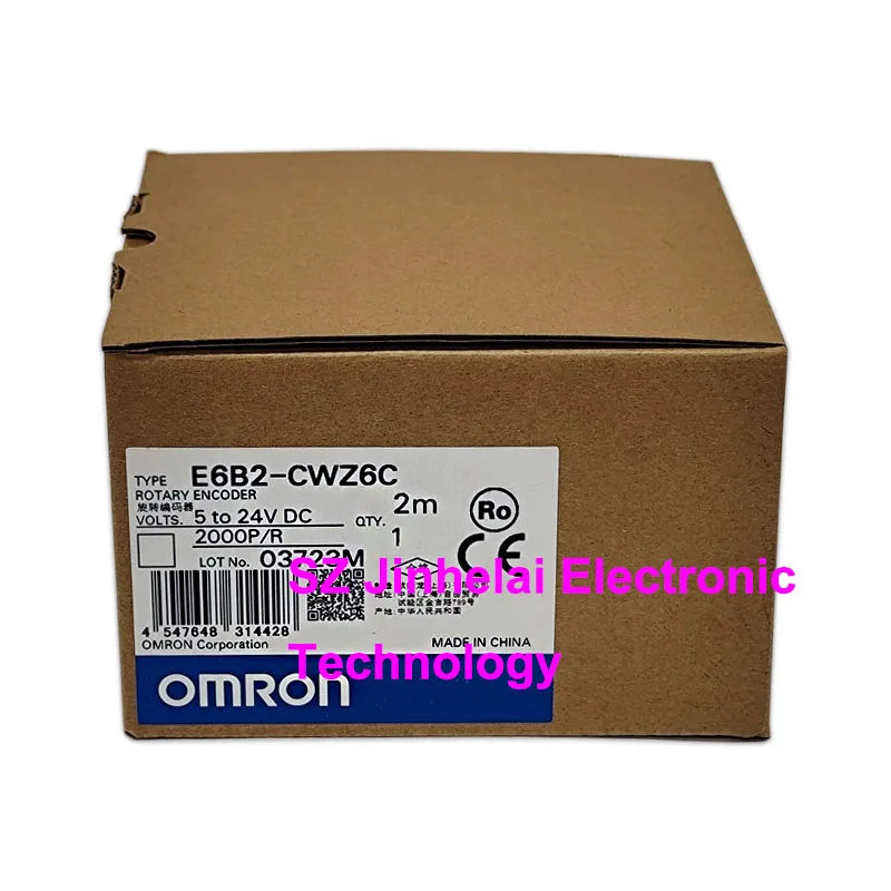 Omron E6B2-CWZ6C E6C2-CWZ6C 100 200 360 500 600 1000 1024 2000P/R New and Original Rotary Encoder 2M 5-24VDC