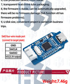 1~10PCS Compatible For j-link OBS ARM simulation debugger SWD programmer STM32 download Jlink generation V8