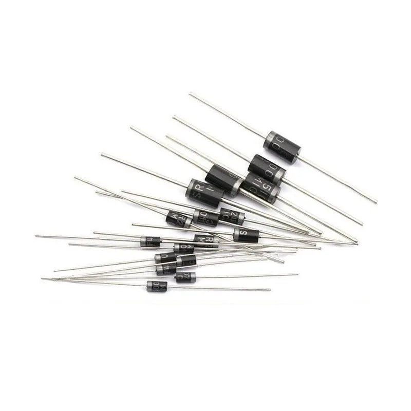 100pcs 1N4007 Schottky Rectifier Diode IN4007 1A 1200V DIP DO-41 for Electronics Repair And DIY Projects