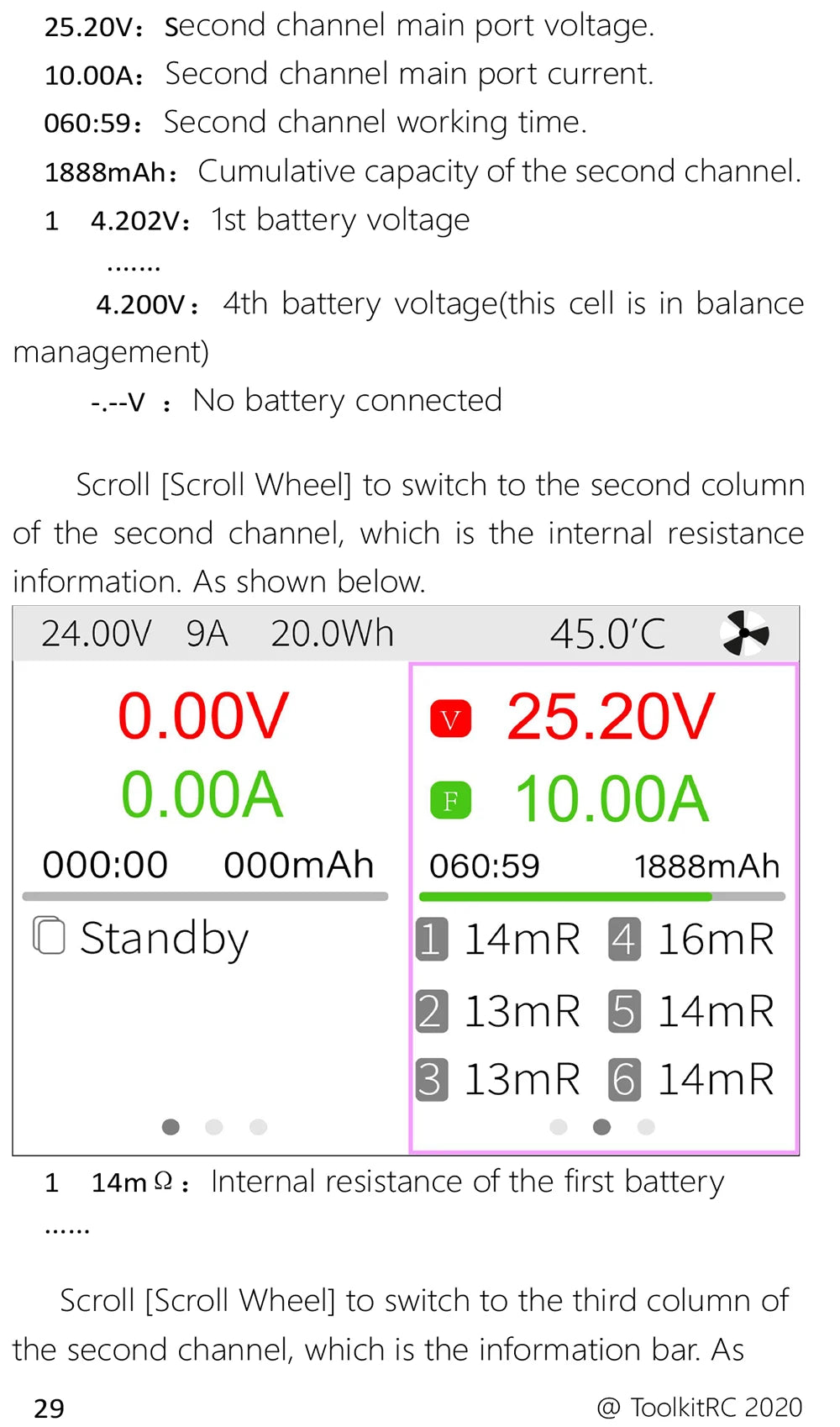 ToolkitRC M6D Green Purple 500W 15A DC Dual Channel Smart Charger Discharger For 1-6S Lipo Battery FPV Model Spare Part Replace