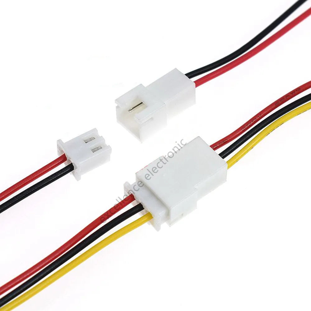 2/5/10Pairs JST 1.25 PH/SM2.5/XH 2.54 Pitch Male Female Wire Connector 2P 3P 4P 5P 6P JST Plug Jack Terminal Cable