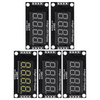 TM1637 Time Indicator Tube 4 Digit Digital Indicator Tube 7 Segment Digital LED Module 0.36 Inch Red Green Blue Yellow White
