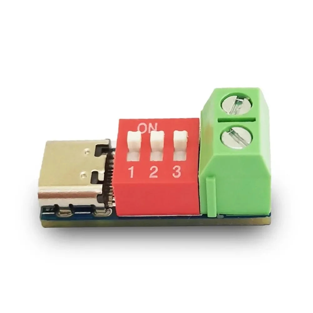 USB-C PD Trigger Board Module PD/QC Decoy Board Fast Charge USB Type-c to 12v High Speed Charger Power Delivery Boost Module