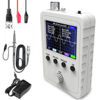 FNIRSI 2.4” TFT Handheld Digital Oscilloscope 0-200KHz Bandwidth 1M Sampling Rate with BNC-Clip Cable Probe and Power Supply