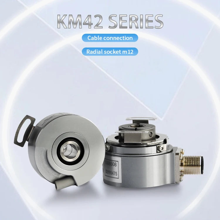 BiSS C Single-turn 24 Bit Absolute Encoder KM42 Hollow Shaft 6mm Cheap Absolute Rotary Encoder Servo Motor Encoder