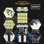 2/6pcs T15 Reverse Light W16W Led Super Bright 10W Canbus Backup Light Car Park Light White Red 12V