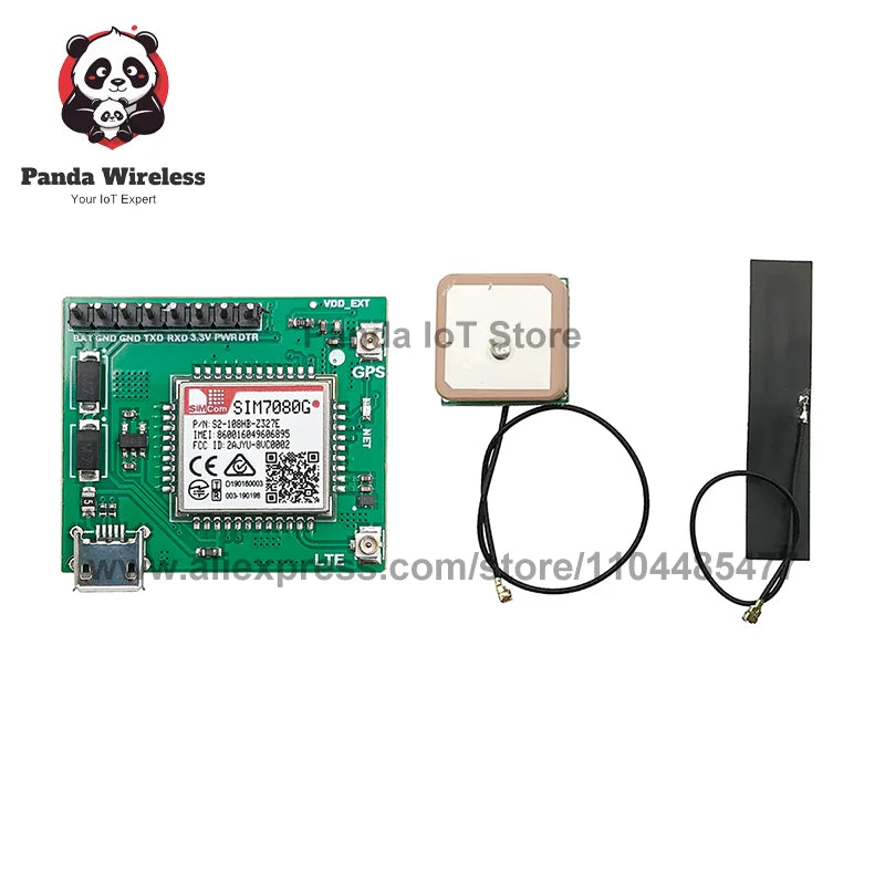 SIMCOM Core Board SIM7080G LTE CAT-M NB-IoT Module with USB Port Built-In SIM868 External LTE GPS for IoT Applications