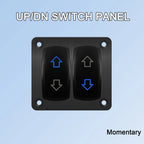 ARROWS 6Pin (ON)-OFF-(ON) DPDT Momentary Switch12V UP/DOWN Polarity Reverse Rocker Switch for ARB/Carling/NARVA Replace
