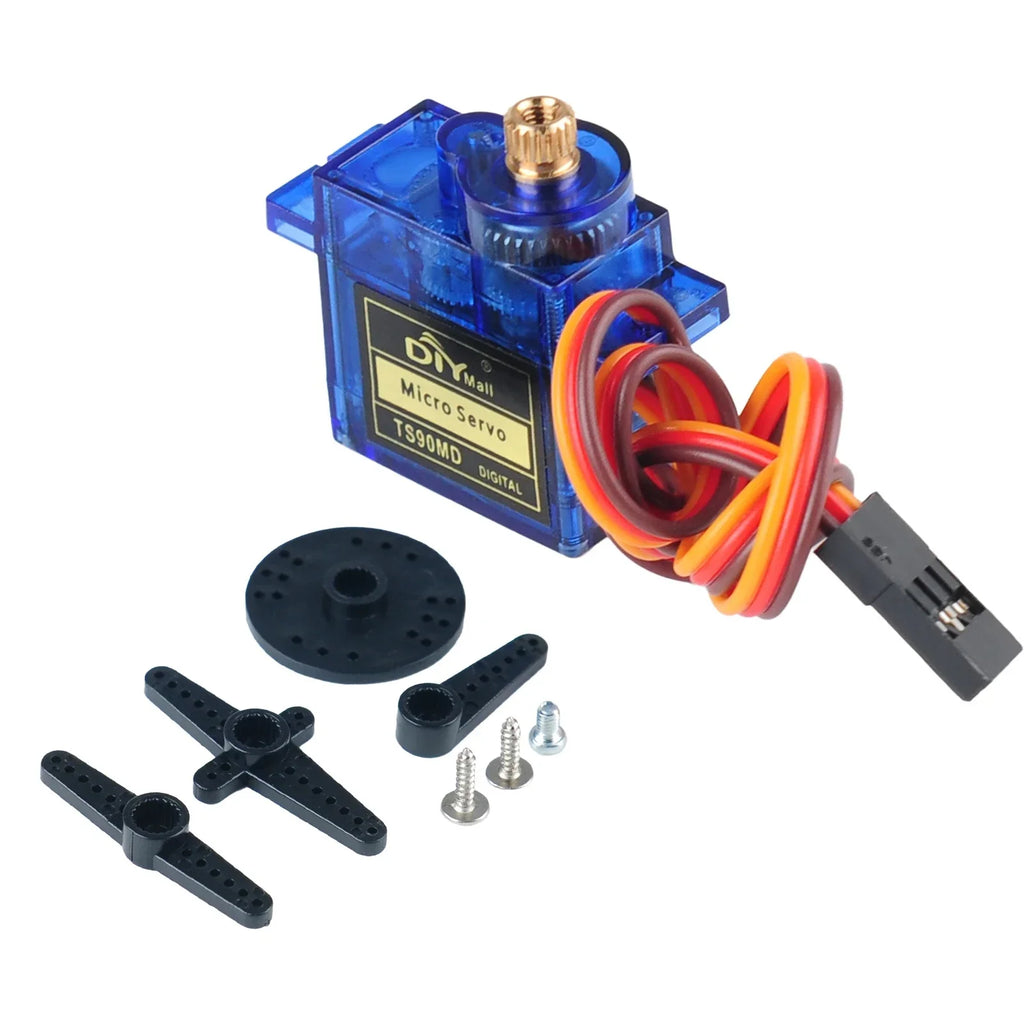TS90MD 5/10/20/30/40/50Pcs Micro Analog Servo Motor Full Metal Gear 180/270/360 Degree For RC Car Planes Toy Airplane Helicopter