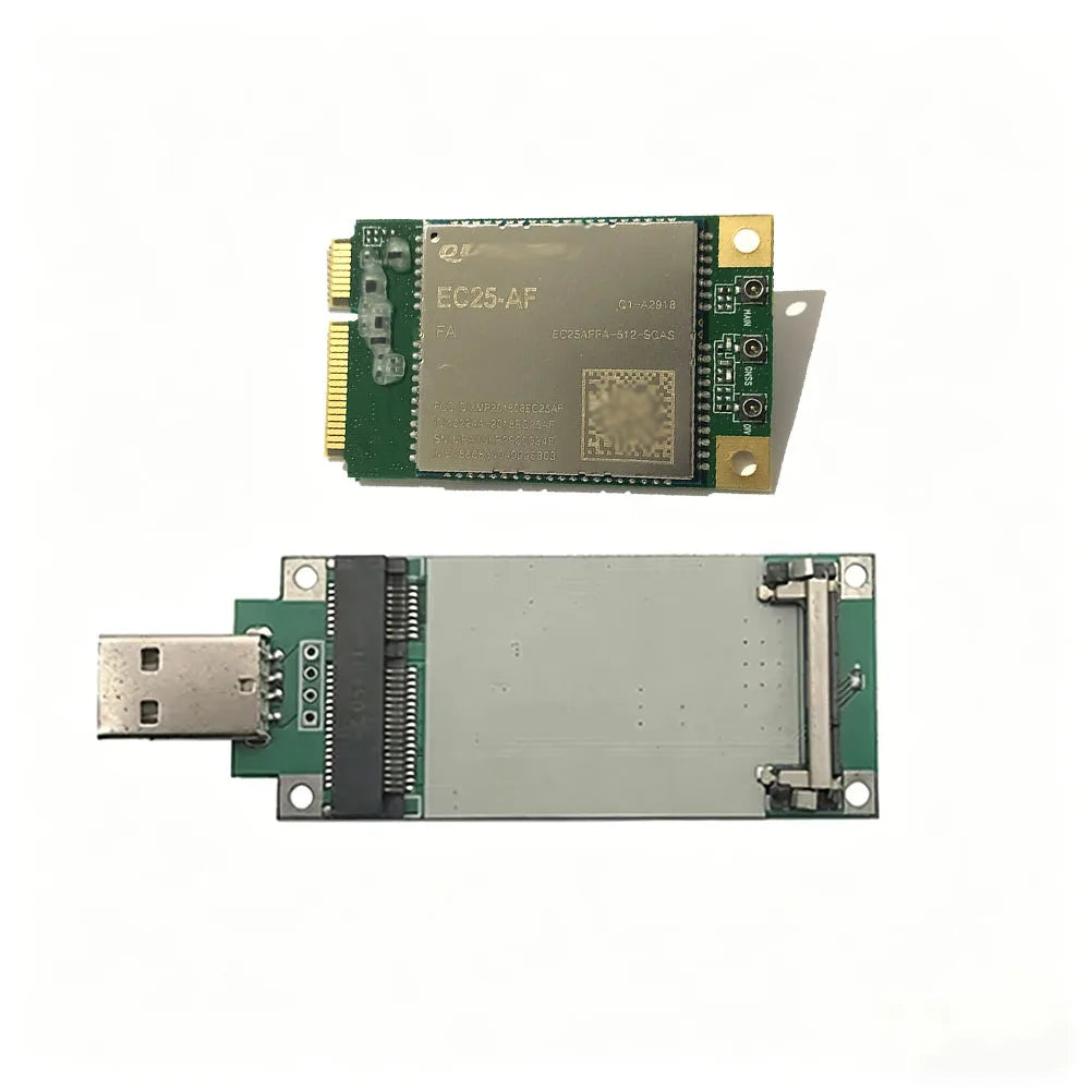 Quectel EC25-AF MINIPCIE+4G antenna USB Adapter With card slot LTE CAT4+GNSS Module EC25AFFA-512-SGAS for North America