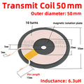 5pcs Wireless Charger Transmitter Receiver Coil Qi Standard Wireless Charging Transmitting Receiving DIY PCB Transmit Coil
